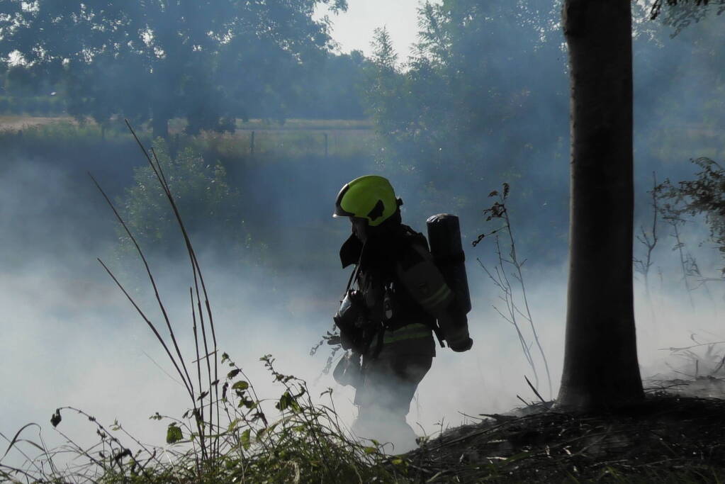 Flinke rookontwikkeling bij buitenbrand
