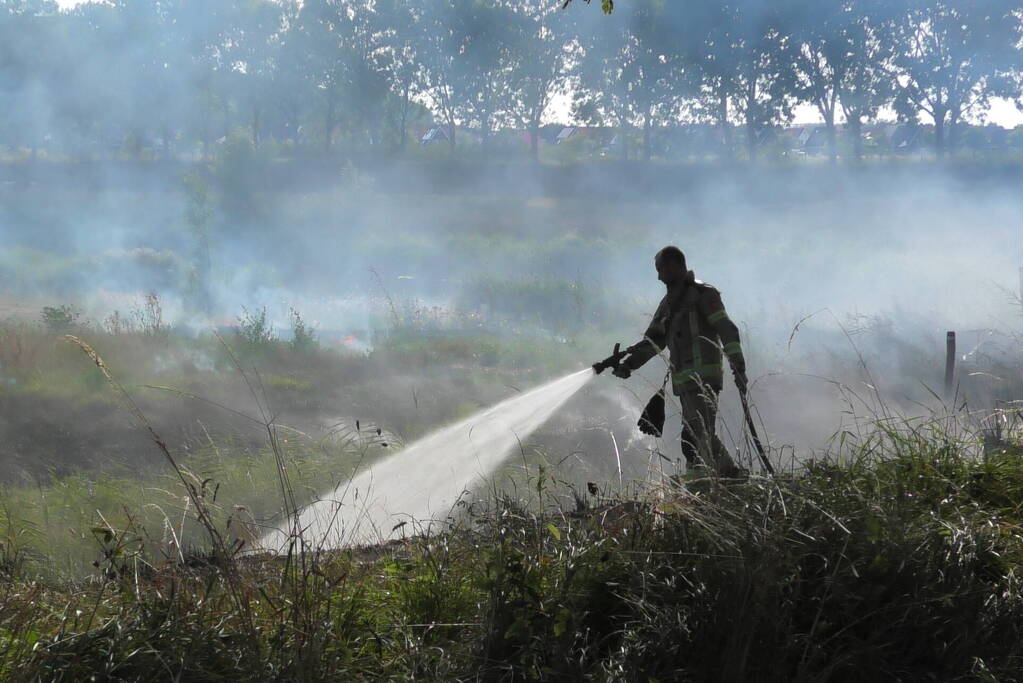 Flinke rookontwikkeling bij buitenbrand