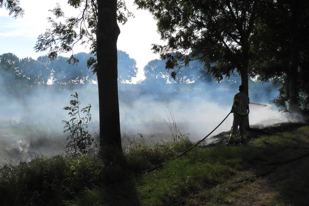 Flinke rookontwikkeling bij buitenbrand