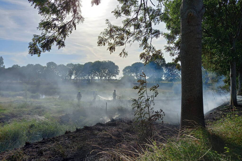 Flinke rookontwikkeling bij buitenbrand