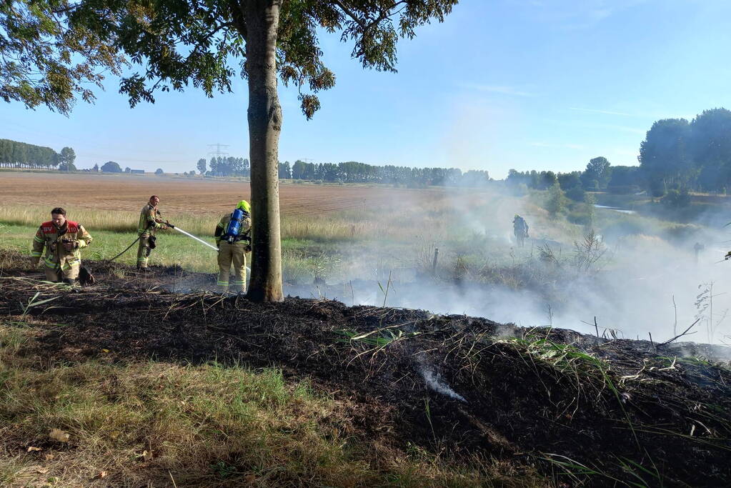 Flinke rookontwikkeling bij buitenbrand