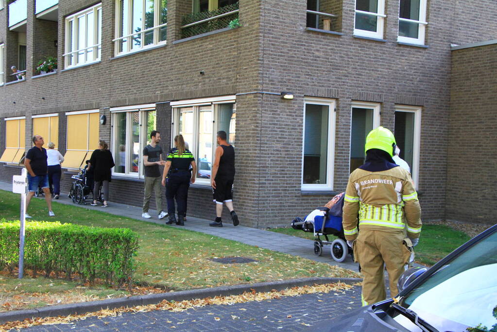 Zorgwoningen ontruimd vanwege brandmelding