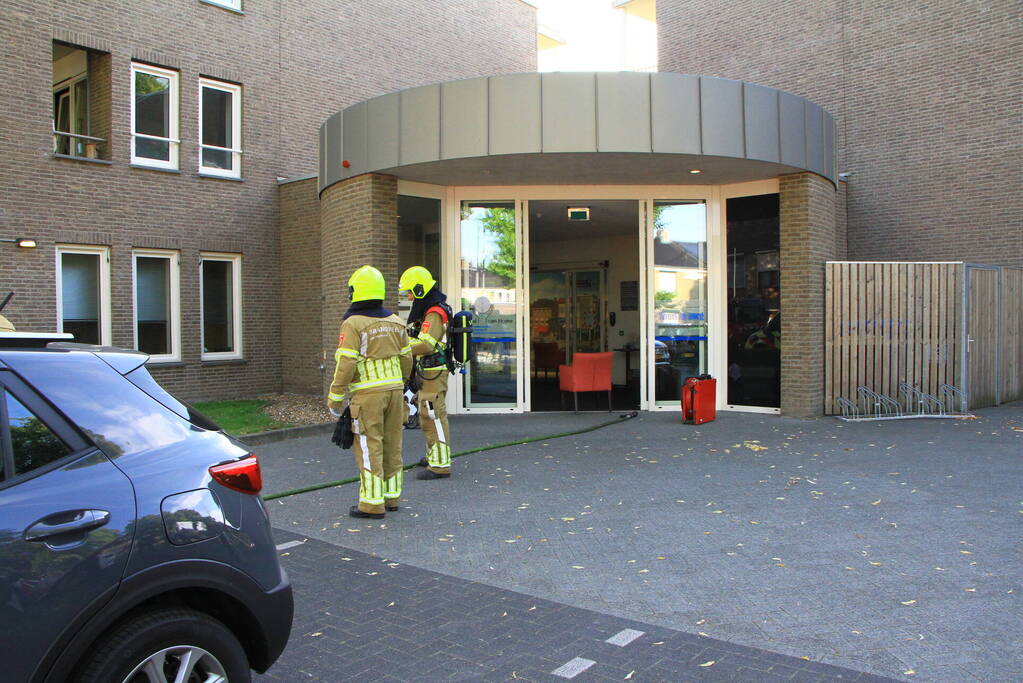 Zorgwoningen ontruimd vanwege brandmelding