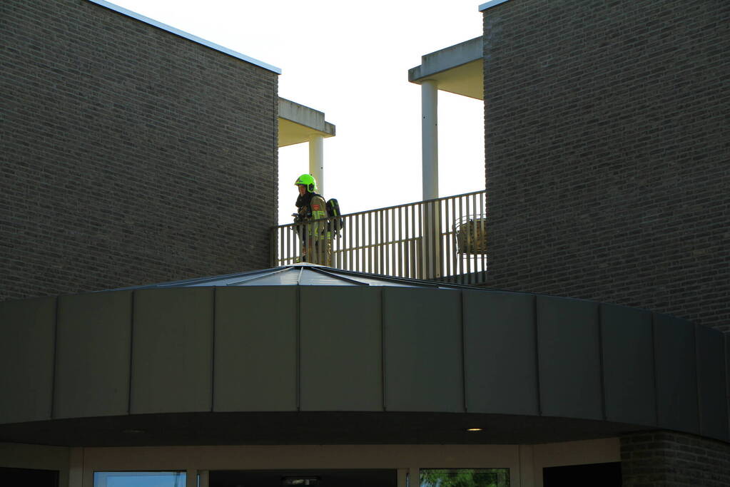 Zorgwoningen ontruimd vanwege brandmelding