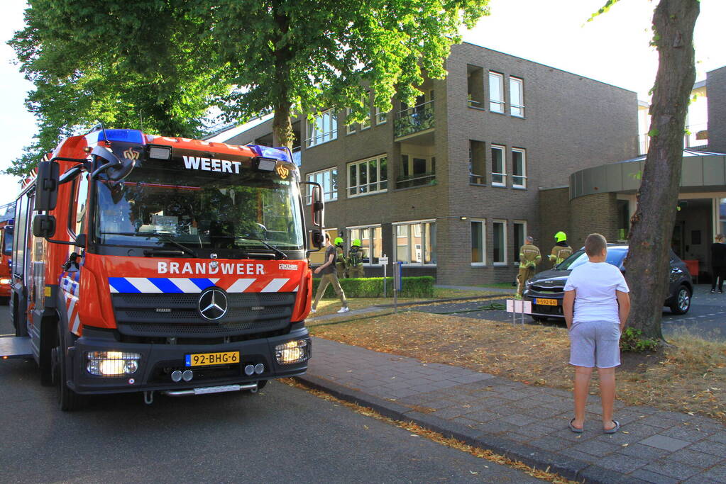 Zorgwoningen ontruimd vanwege brandmelding