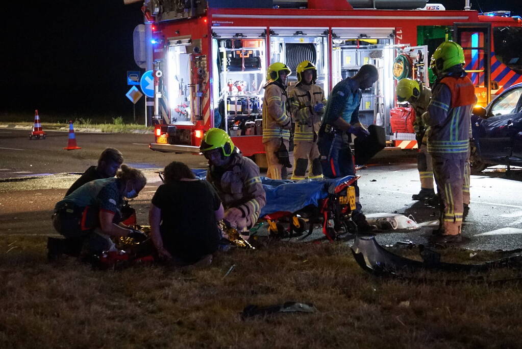 Twee zwaargewonden na ernstig ongeval