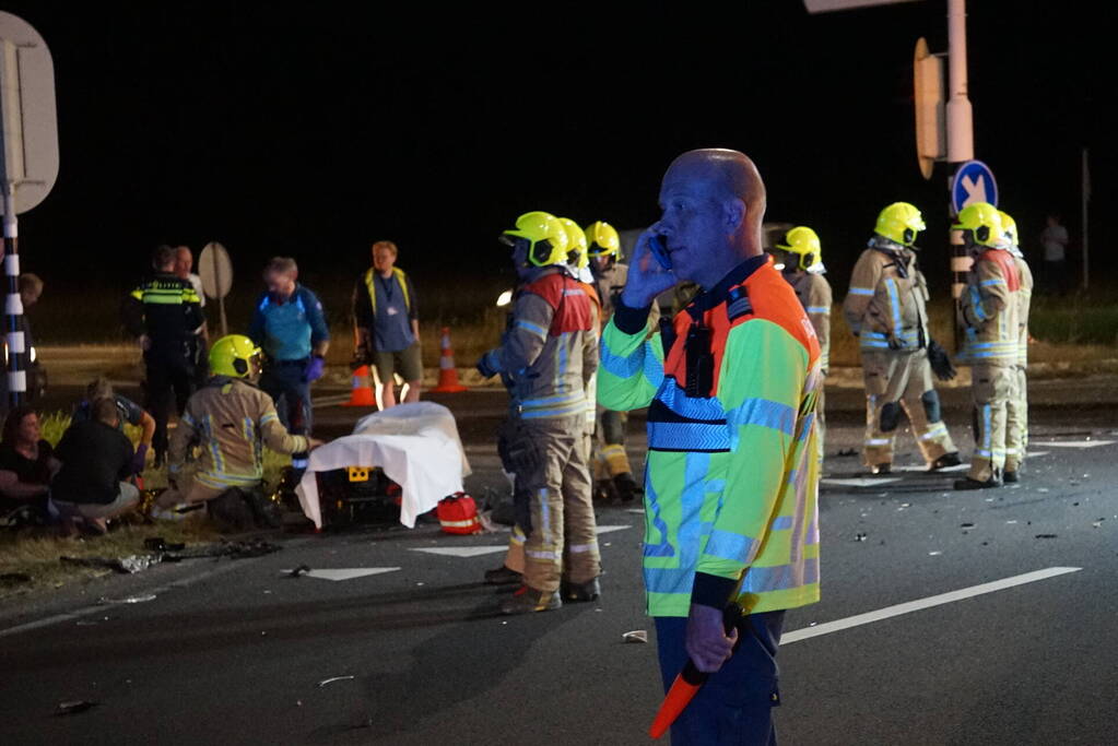 Twee zwaargewonden na ernstig ongeval