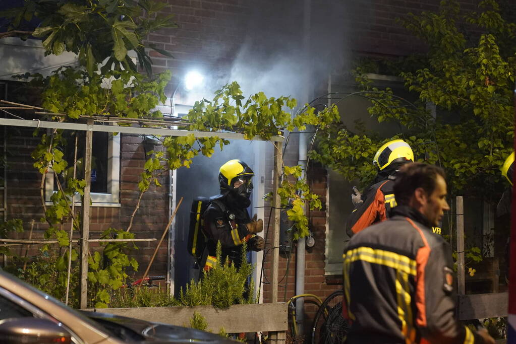Schuur verwoest door uitslaande brand