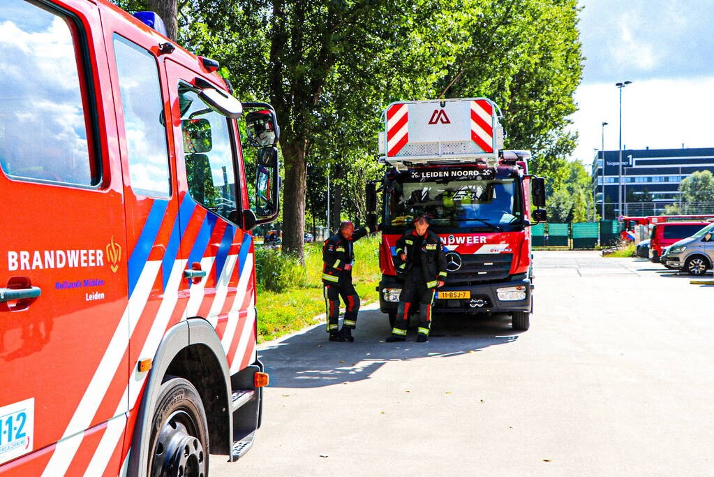 Bedrijfspand ontruimd door rook