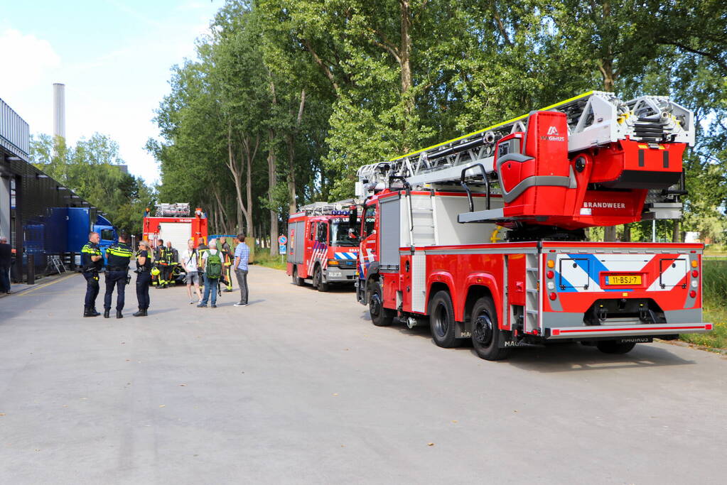 Bedrijfspand ontruimd door rook