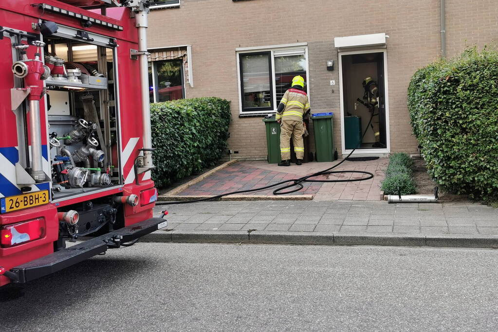 Persoon gewond bij keukenbrand