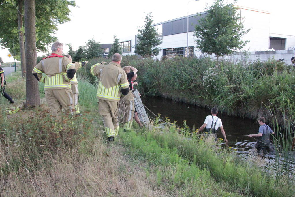 Brandweer zoekt naar gestolen katalysator
