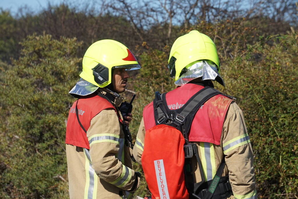 Brandweer massaal ingezet bij grote duinbrand