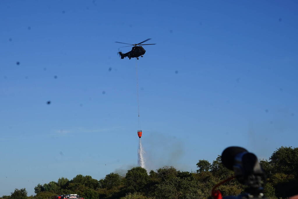 Brandweer massaal ingezet bij grote duinbrand