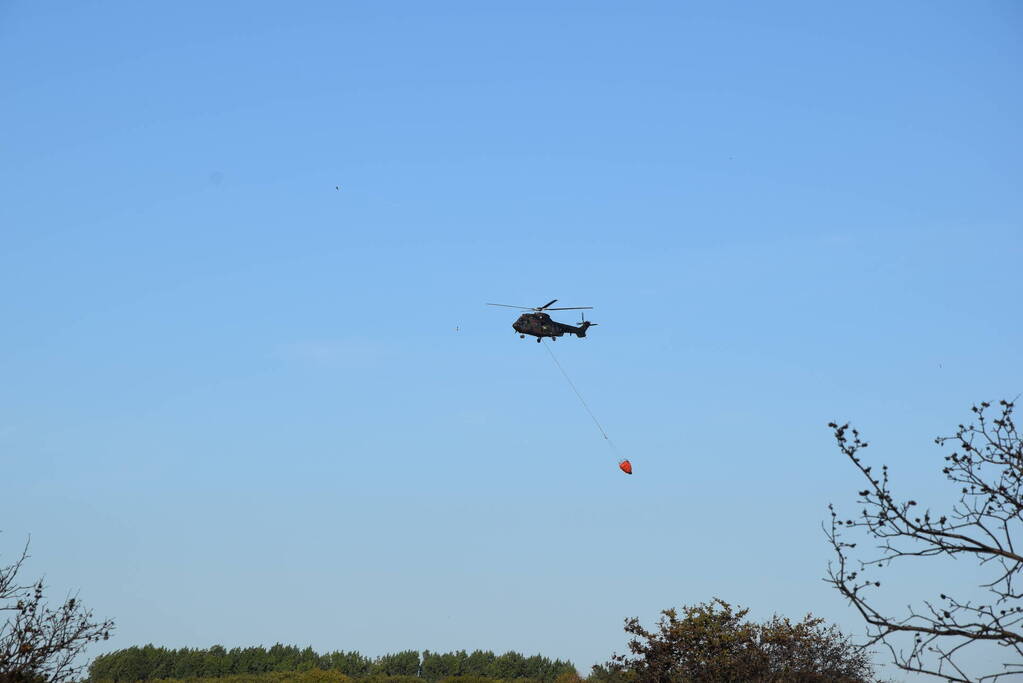 Brandweer massaal ingezet bij grote duinbrand