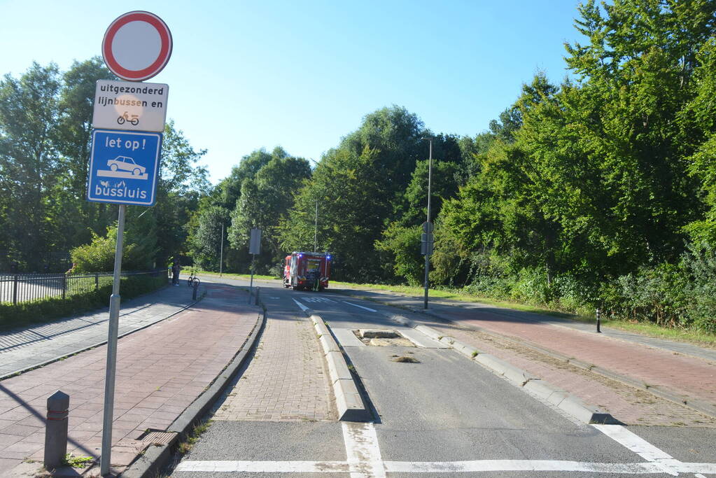 Brandweer met spoed naar brand in tunneltje