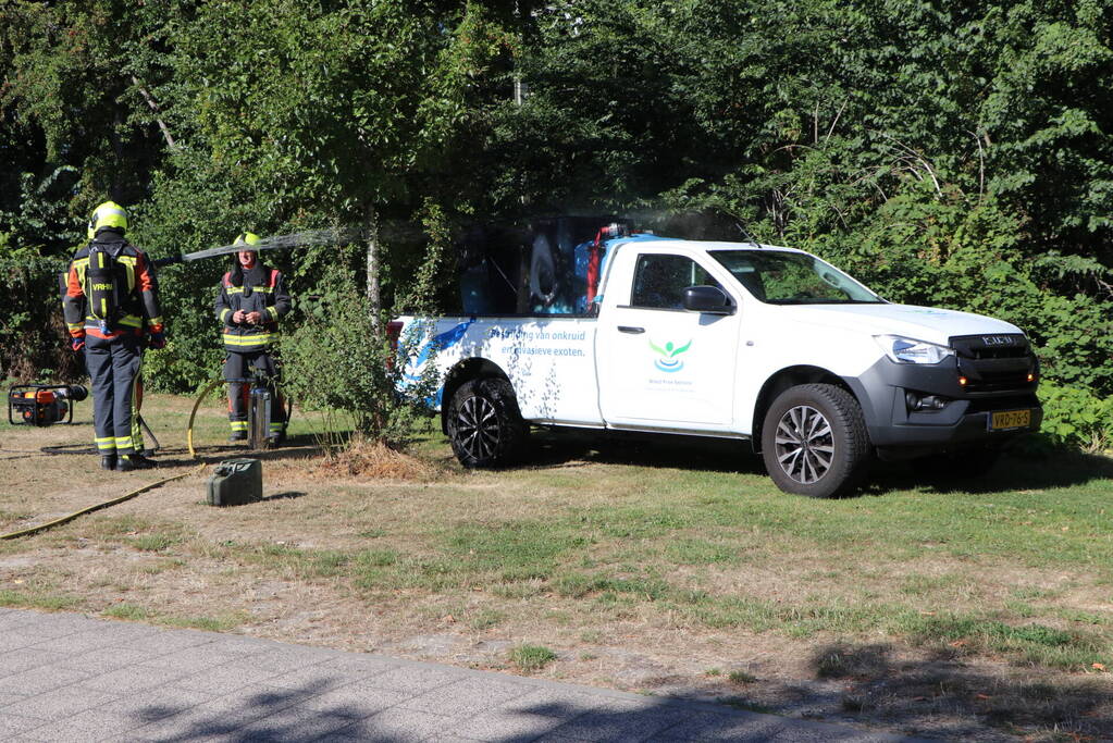Man gewond geraakt tijdens onkruidbestrijden