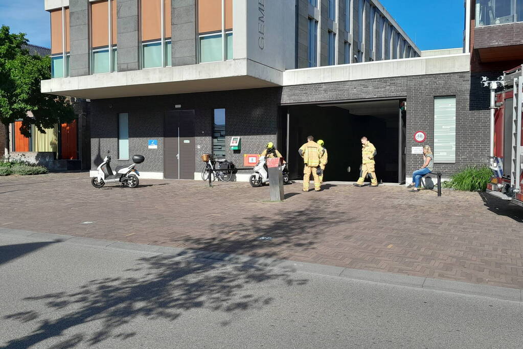 Vreemde lucht in parkeergarage