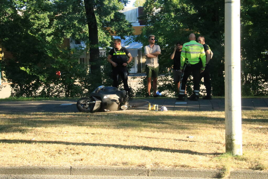 Eenzijdige aanrijding door losse tegels