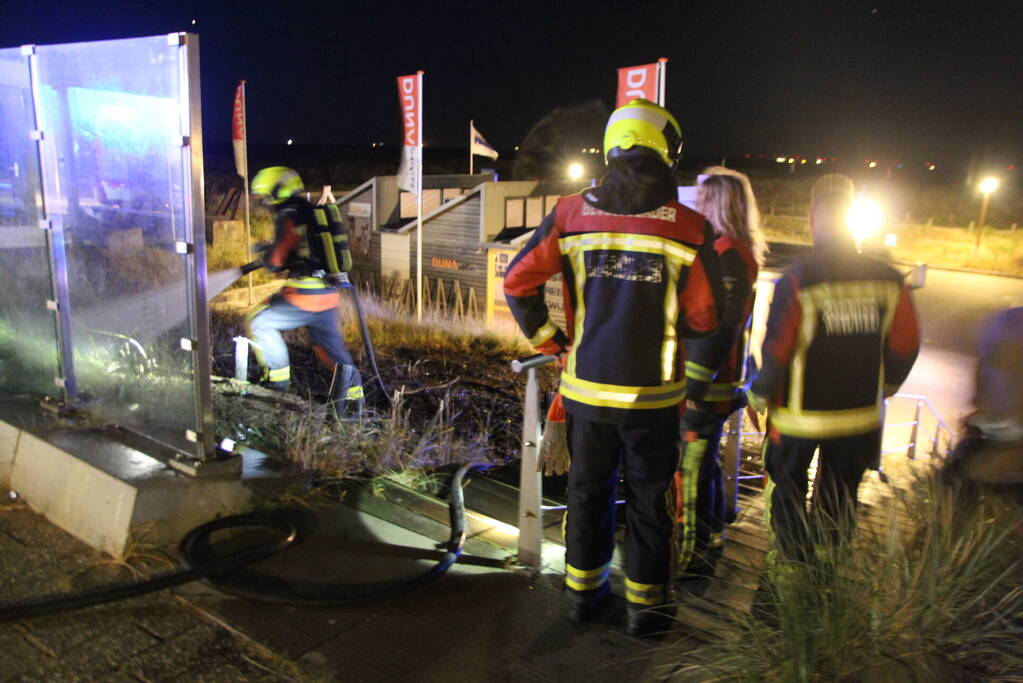 Duinbrand snel onder controle