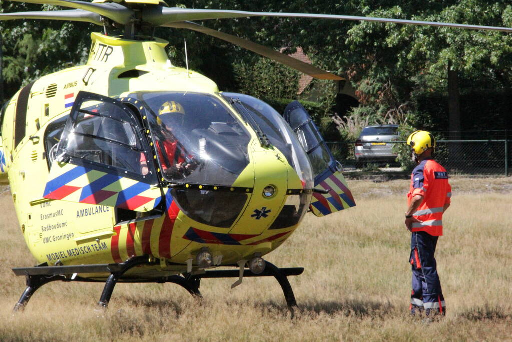 Motorrijder zwaargewond bij verkeersongeval