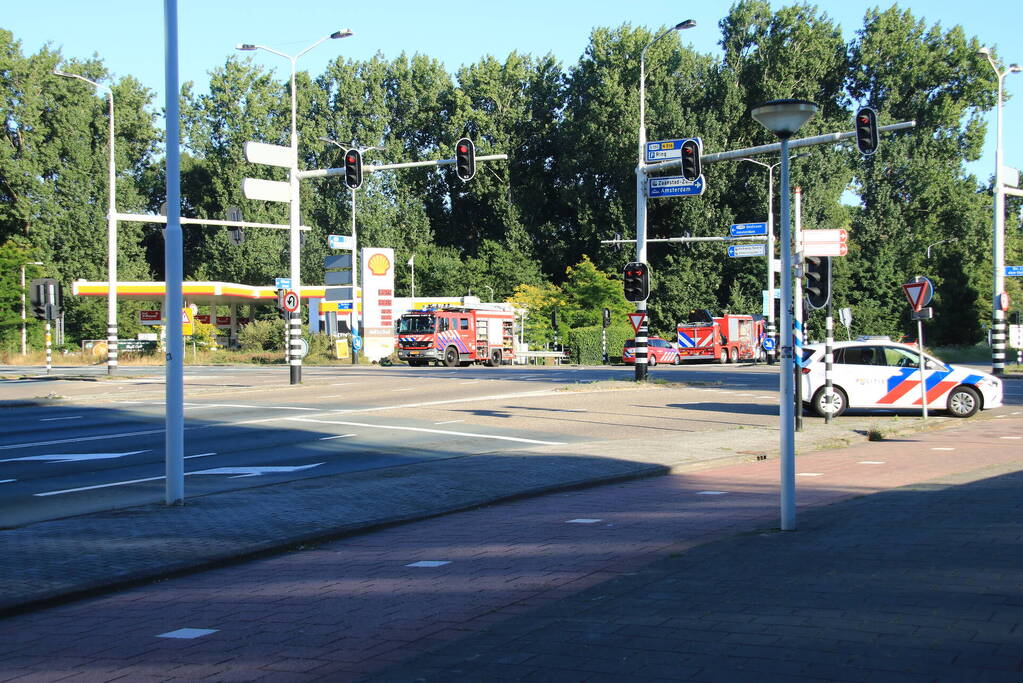 Tankstation ontruimd vanwege gaslekkage