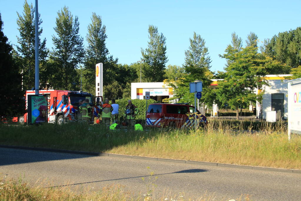 Tankstation ontruimd vanwege gaslekkage