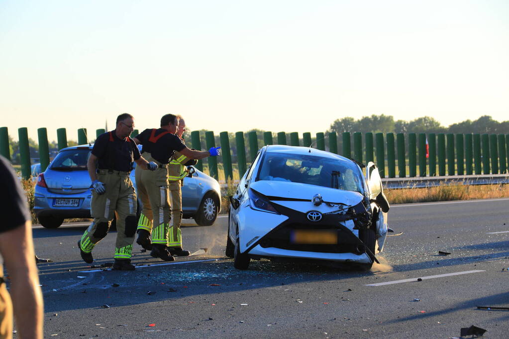 Kinderen betrokken bij ernstig ongeval op snelweg