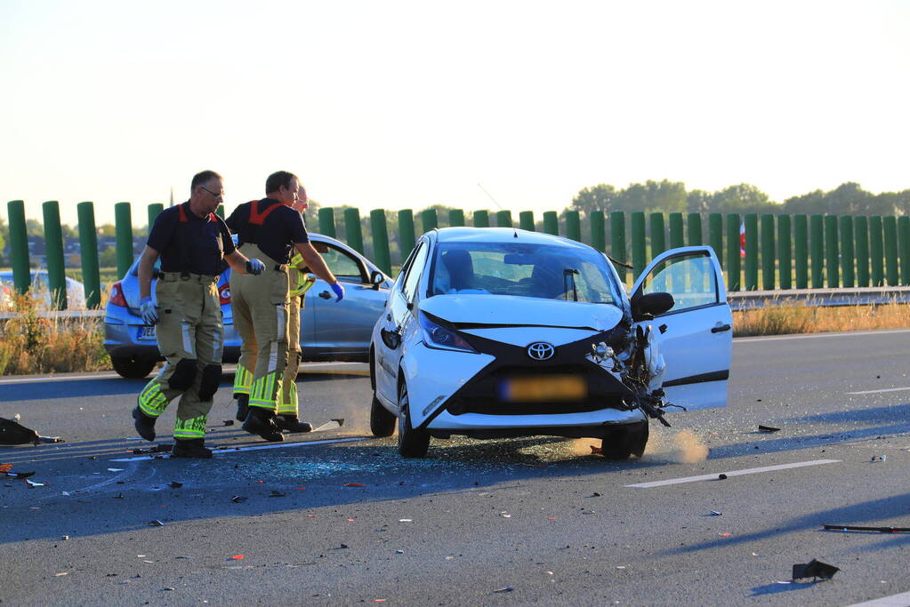 Kinderen betrokken bij ernstig ongeval op snelweg