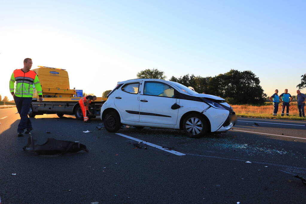 Kinderen betrokken bij ernstig ongeval op snelweg