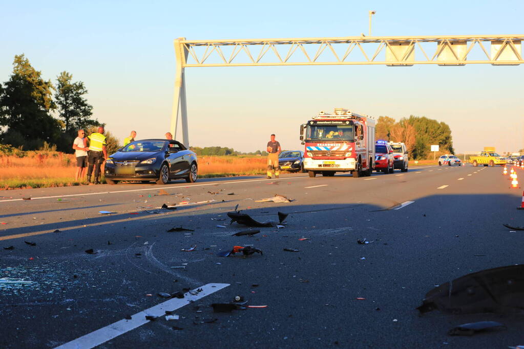 Kinderen betrokken bij ernstig ongeval op snelweg