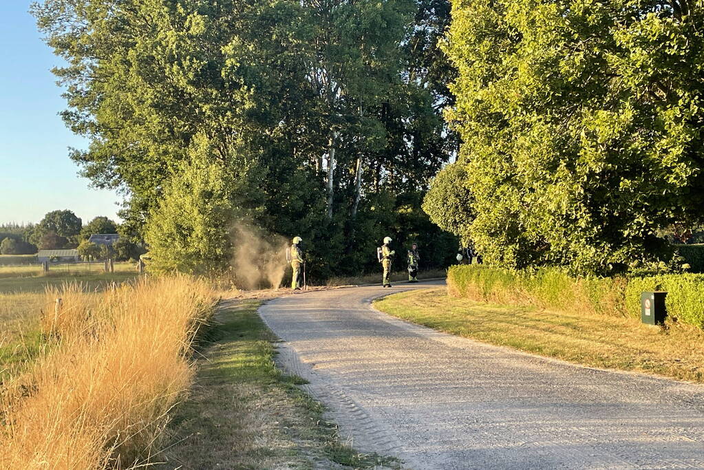 Gaslekkage in buitengebied