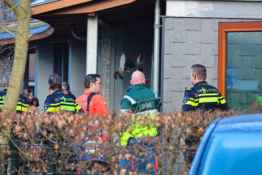 Bankstel in brand in woonzorgcentrum