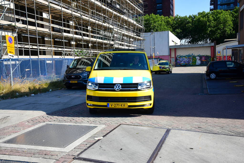 Grote brand in bedrijfspand