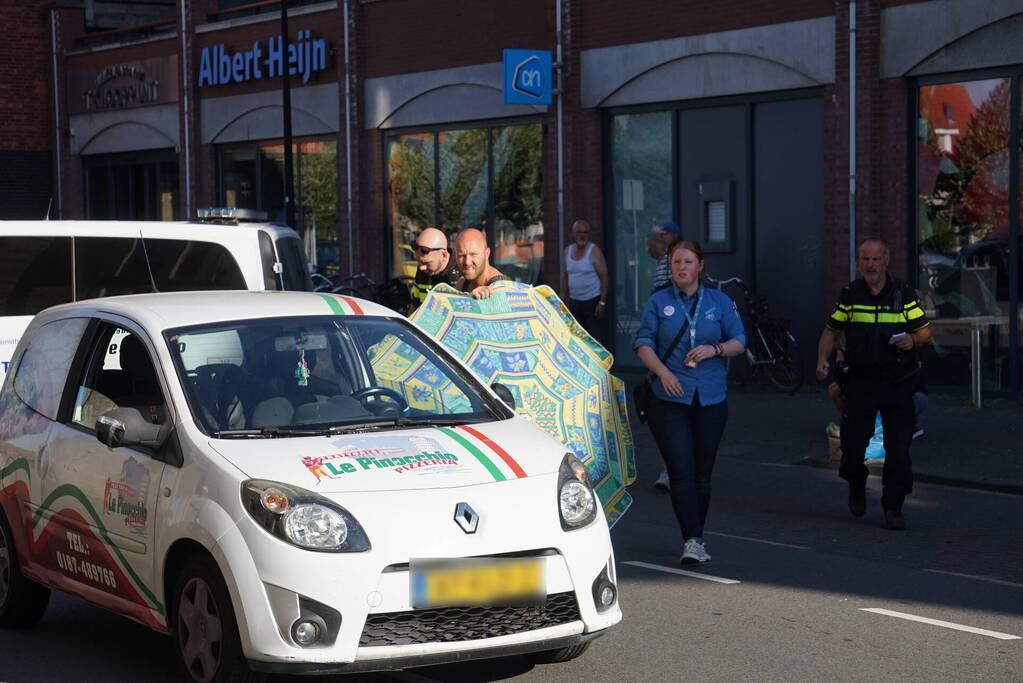 Gewonde bij aanrijding met pizzabezorger
