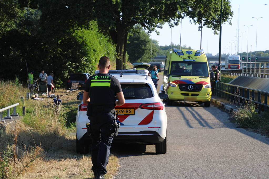 Fietser gewond na val