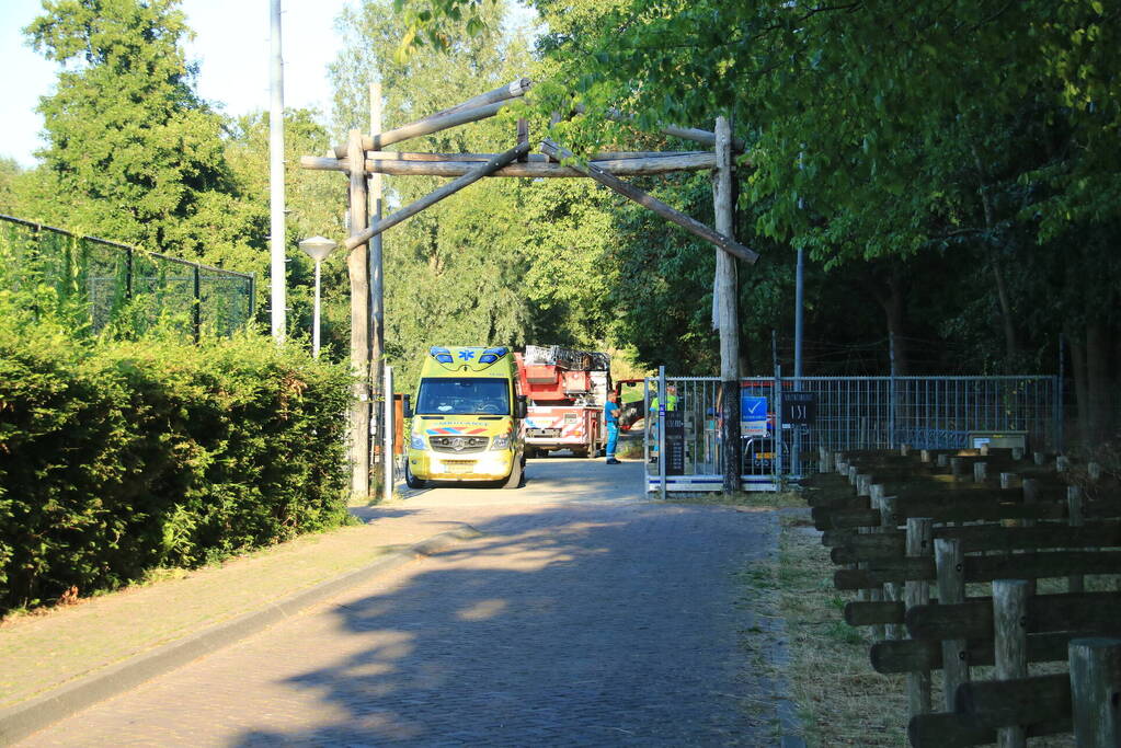 Gebouw volledig afgebrand