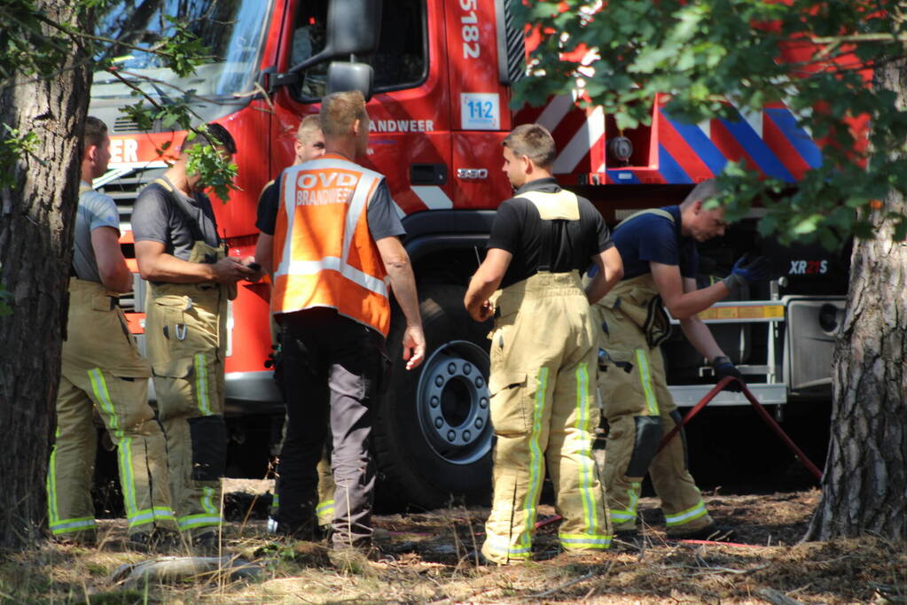 Natuurbrand snel onder controle