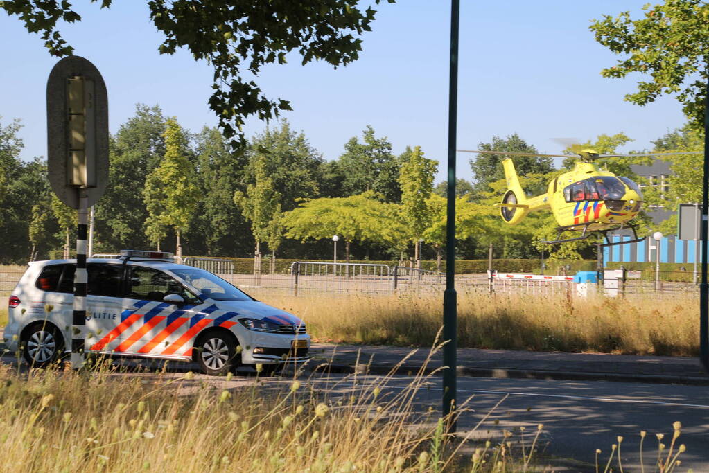 Traumahelikopter ingezet bij opvangcentrum