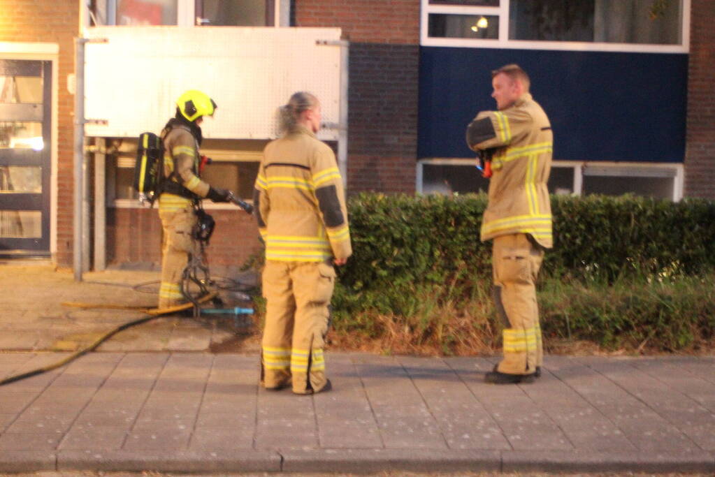 Bermbrand geblust door buurtbewoners