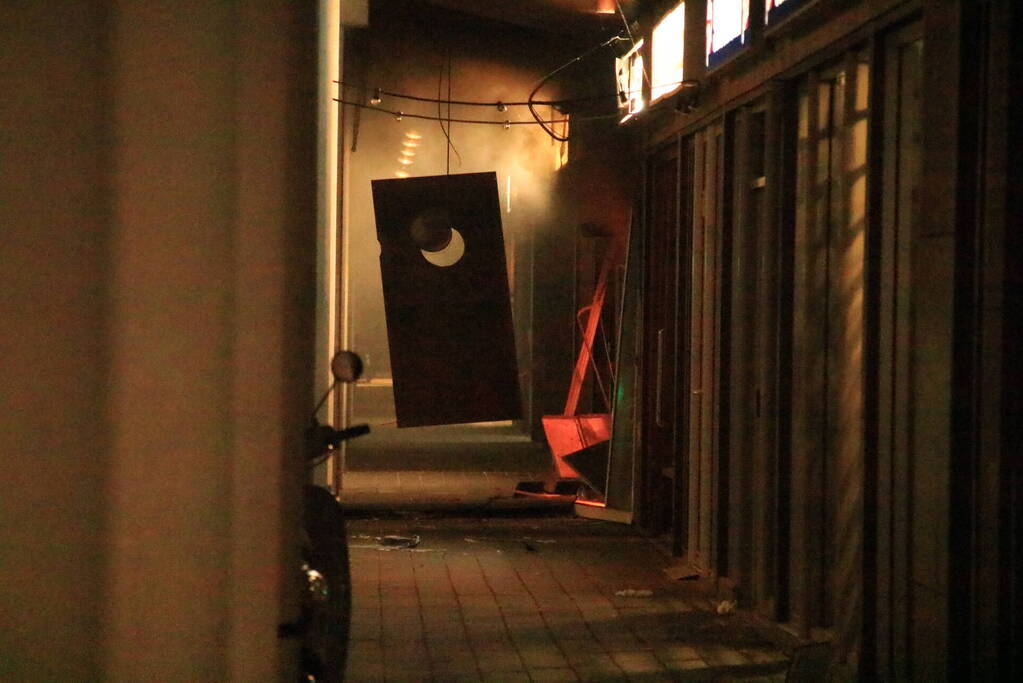 Enorme ravage na plofkraak