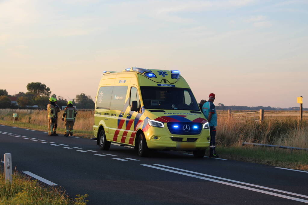 Automobilist belandt met auto te water
