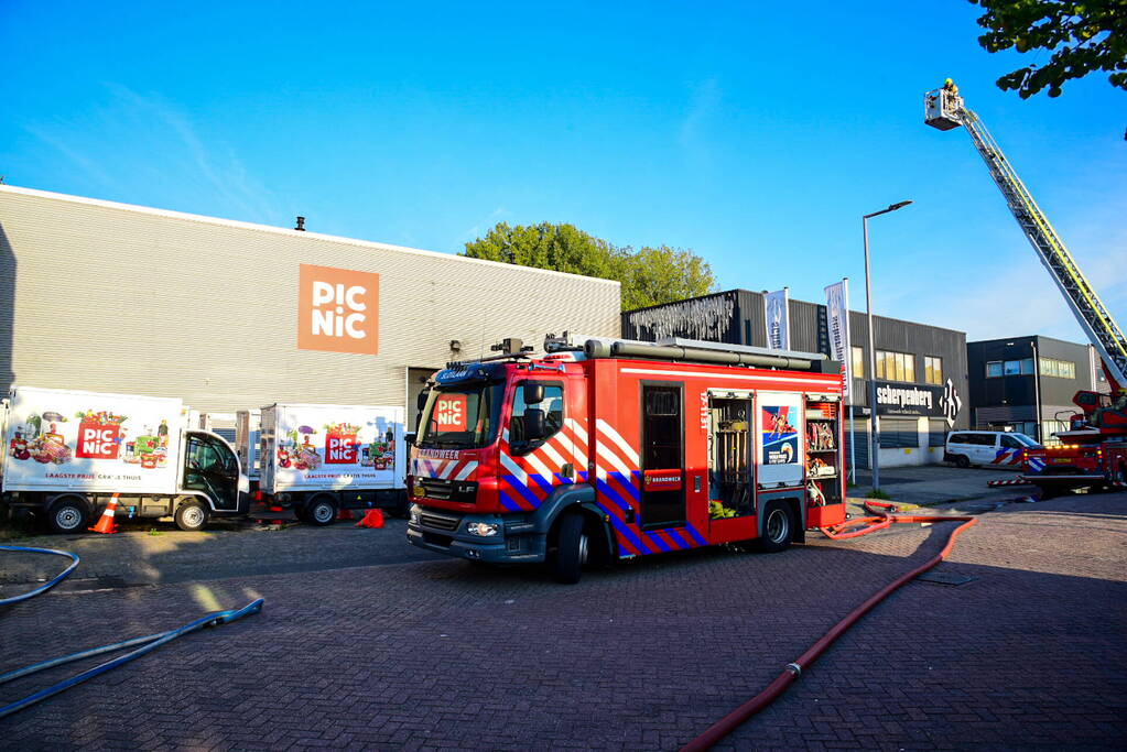 Wederom brand in een pand van Picnic