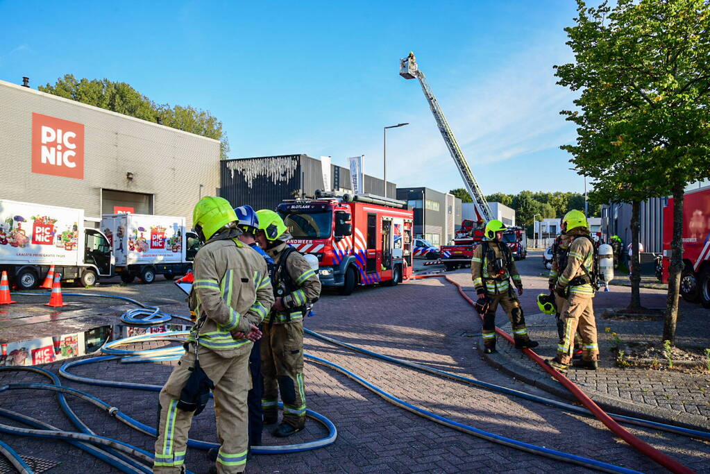 Wederom brand in een pand van Picnic