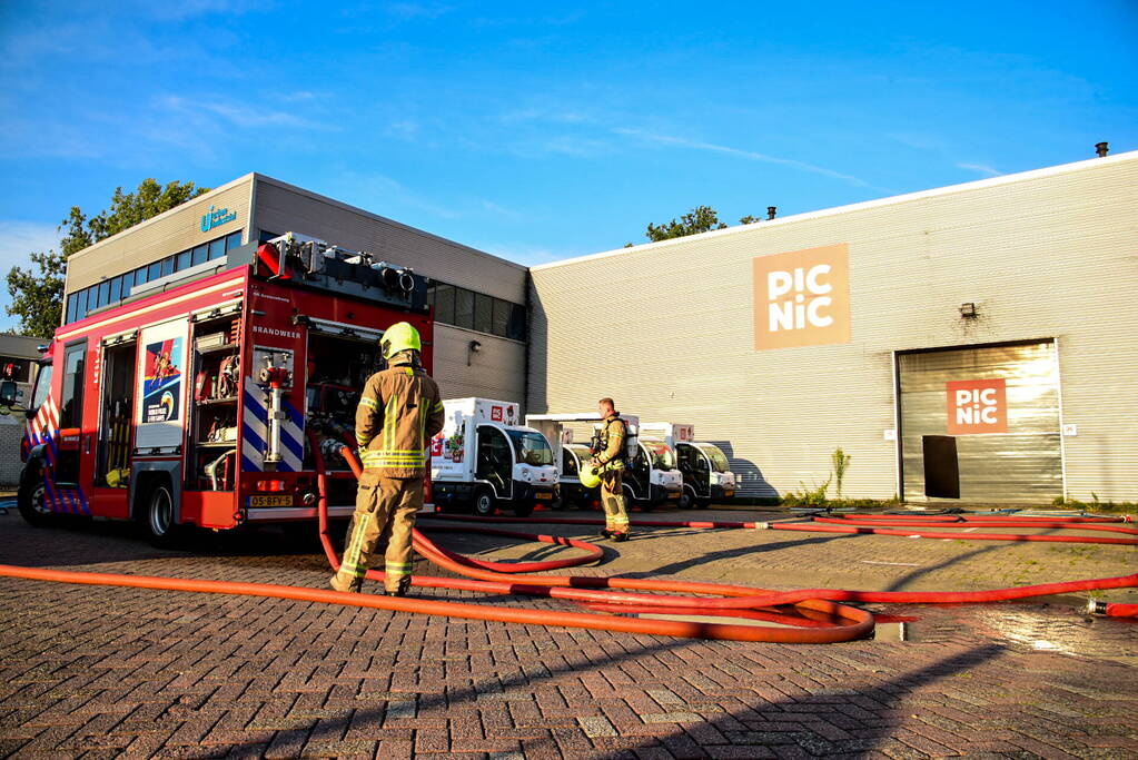 Wederom brand in een pand van Picnic