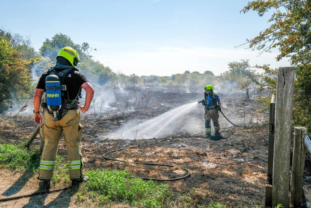Duinbrand snel onder controle