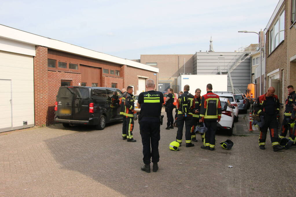 Onderzoek bij bestelbus met mogelijk gestolen brandstof