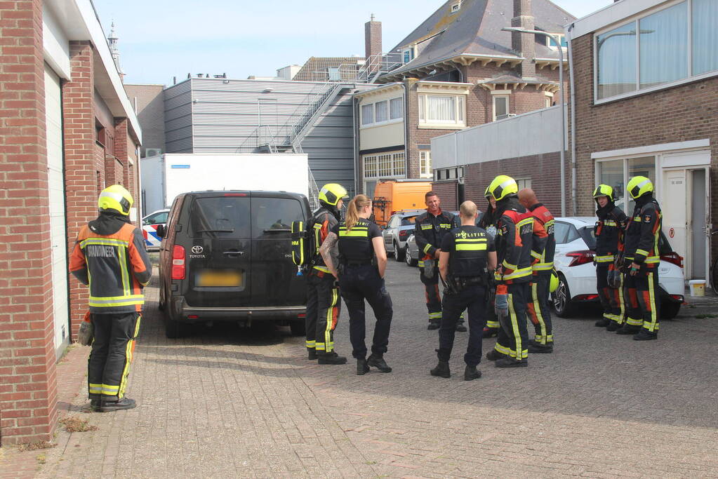 Onderzoek bij bestelbus met mogelijk gestolen brandstof