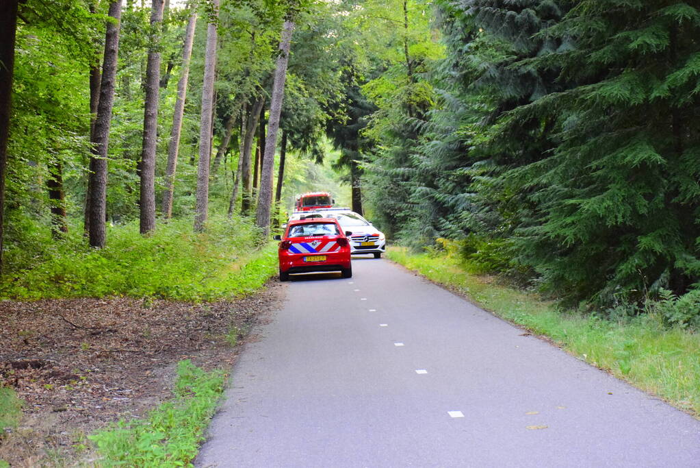 100 vierkante meter natuur verwoest vanwege brand