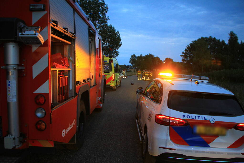 Motorrijder overleden na eenzijdig ongeval
